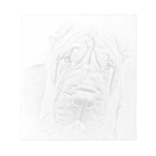 SHAR-PEI-Notepad Notizblock (Vorderseite)