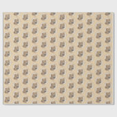 Shar Pei Painting - Niedliche Original Dog Art Geschenkpapier (Flach)