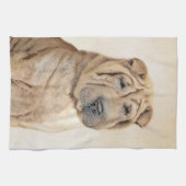 Shar Pei Painting - Niedliche Original Dog Art Geschirrtuch (Horizontal)
