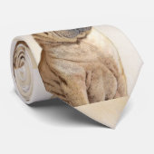 Shar Pei Painting - Niedliche Original Dog Art Krawatte (Gerollt)