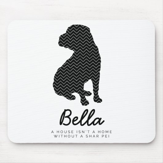 Shar Pei personalisiert Mousepad (Vorne)
