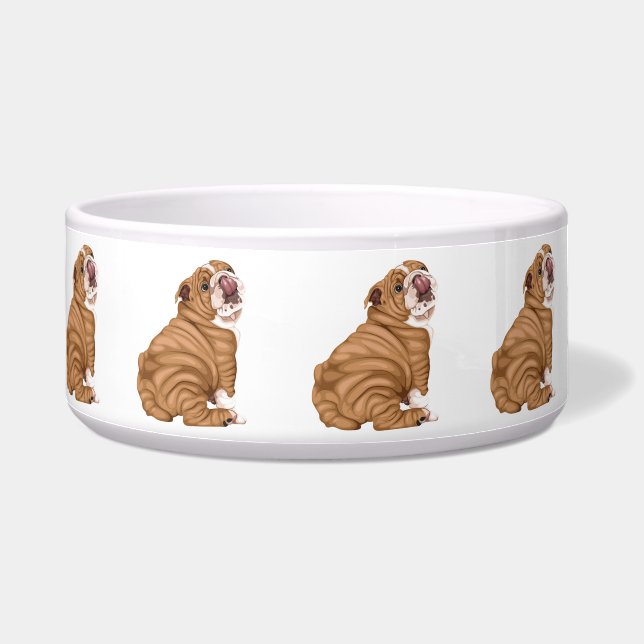Shar-Pei personalize Napf (Links)