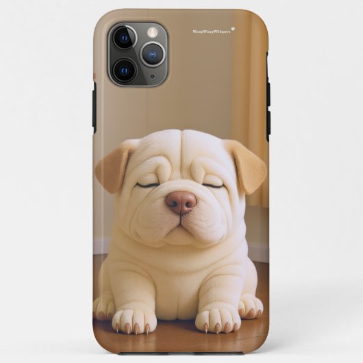 Shar Pei Puppy - Soft Serenity by WangWang Case-Mate iPhone Hülle (Rückseite)