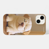 Shar Pei Puppy - Soft Serenity by WangWang iPhone Hülle (Rückseite (Horizontal))