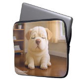 Shar Pei Puppy - Soft Serenity by WangWang Laptopschutzhülle (Vorderseite Links)