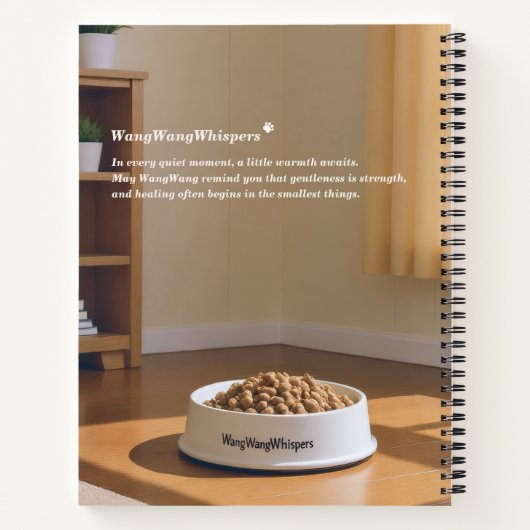 Shar Pei Puppy - Soft Serenity by WangWang Notizblock (Rückseite)