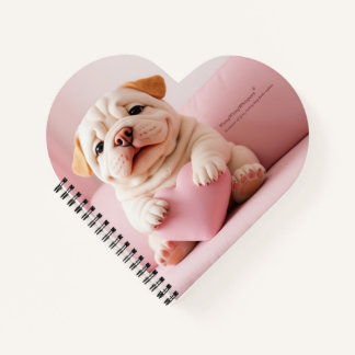 Shar Pei Puppy – Sweet Embrace by WangWang Notizblock