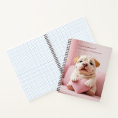 Shar Pei Puppy – Sweet Embrace by WangWang Notizblock (Innenseite)