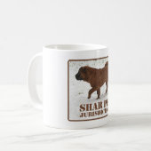 Shar Pei Rechtsprechungs-Tasse Kaffeetasse (Vorderseite Links)