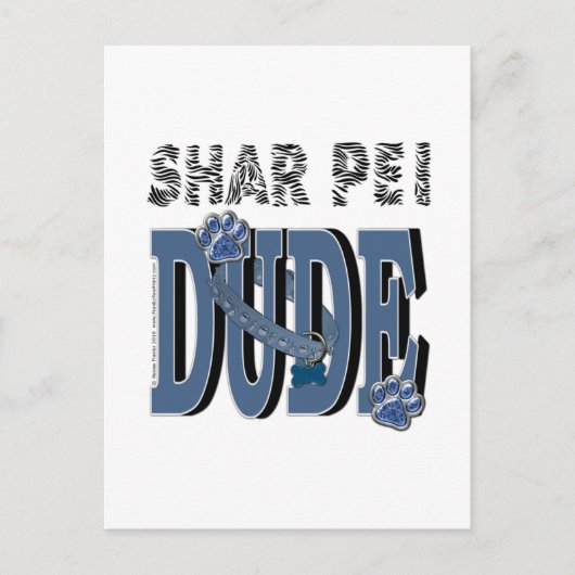 Shar Pei TYP Postkarte (Vorderseite)