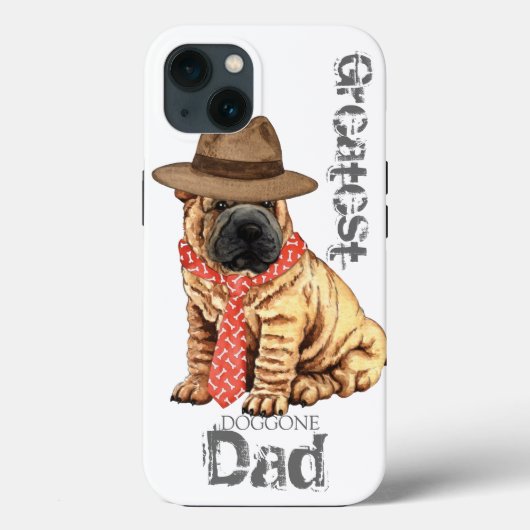Shar-Pei-Vater Case-Mate iPhone Hülle (Rückseite)
