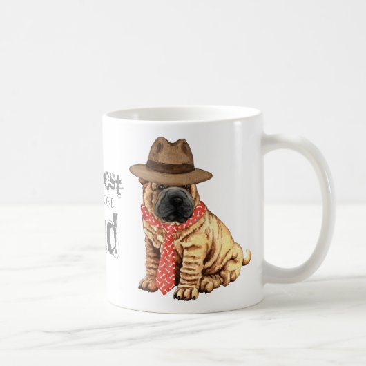 Shar-Pei-Vater Kaffeetasse (Rechts)