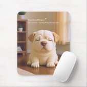 Shar Pei Welpe - Sanfte Ruhe von WangWang Mousepad (Mit Mouse)