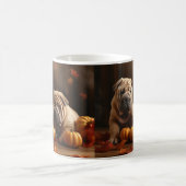 Shar Pei Welppy Autumn Delight Pumpkin Kaffeetasse (Mittel)