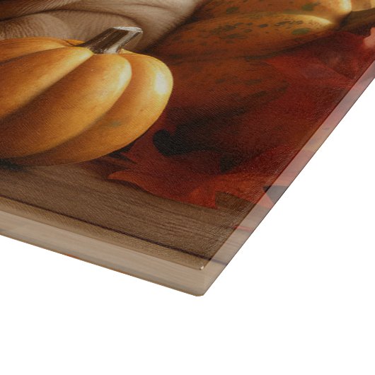 Shar Pei Welppy Autumn Delight Pumpkin Schneidebrett (Ecke)