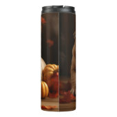 Shar Pei Welppy Autumn Delight Pumpkin Thermosbecher (Rückseite)