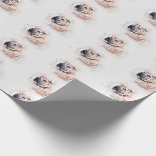 Shar Pei Wrapping Paper Geschenkpapier (Ecke)
