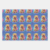 Shar Pei Wrapping Paper Geschenkpapier Set (Vorderseite 2)