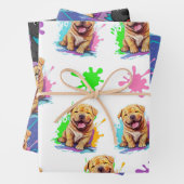 Shar Pei Wrapping Paper Geschenkpapier Set (Beispiel)