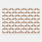 Shar Pei Wrapping Paper Sheets Geschenkpapier Set (Vorderseite)