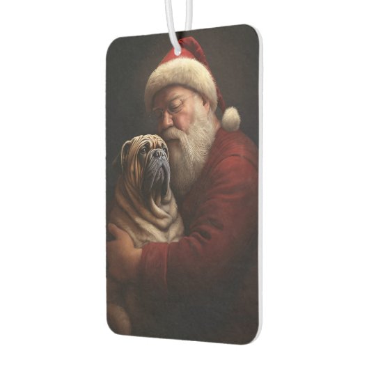Shar Pei zu Weihnachten Autolufterfrischer (Links)