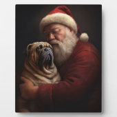Shar Pei zu Weihnachten Fotoplatte (Vorderseite)