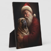 Shar Pei zu Weihnachten Fotoplatte (Seite)