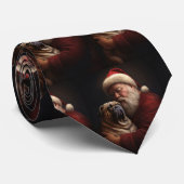 Shar Pei zu Weihnachten Krawatte (Gerollt)