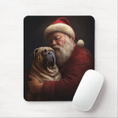 Shar Pei zu Weihnachten Mousepad (Mit Mouse)