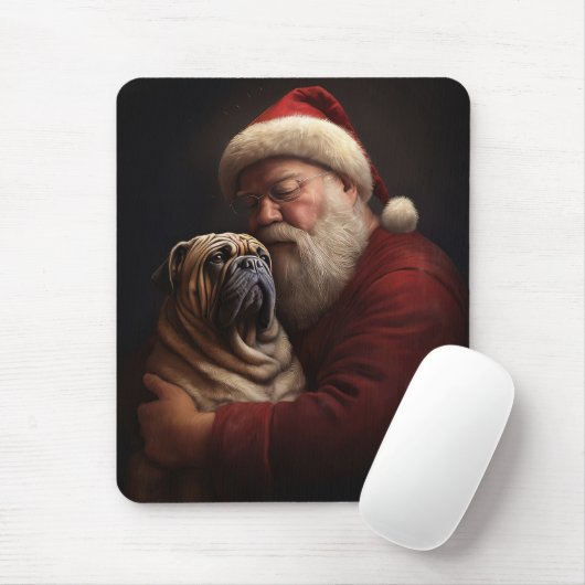 Shar Pei zu Weihnachten Mousepad (Mit Mouse)