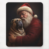 Shar Pei zu Weihnachten Mousepad (Vorne)