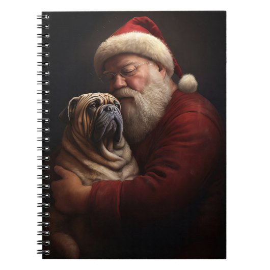 Shar Pei zu Weihnachten Notizblock (Vorderseite)