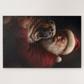 Shar Pei zu Weihnachten Puzzle (Horizontal)