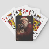 Shar Pei zu Weihnachten Spielkarten (Rückseite)