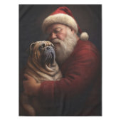 Shar Pei zu Weihnachten Tischdecke (Vorderseite)
