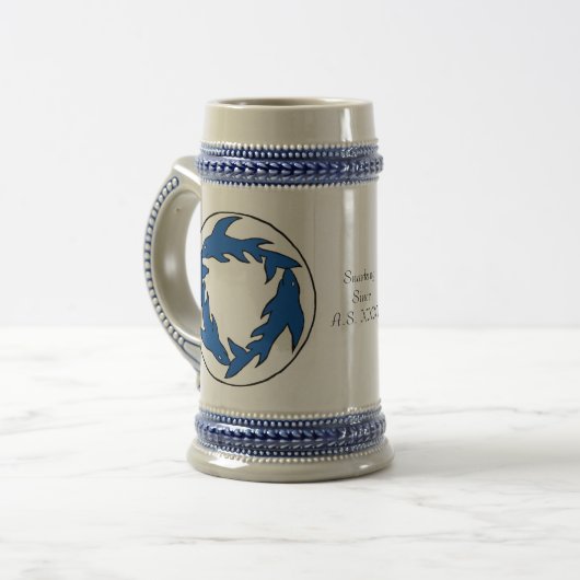 Sharc Tasse w/text (Vorderseite Links)