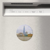 Shard, Thames River, London, England Magnet (In Situ (Geschirrspüler))