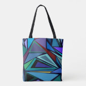 Shards Allover-Tasche Tasche (Rückseite)