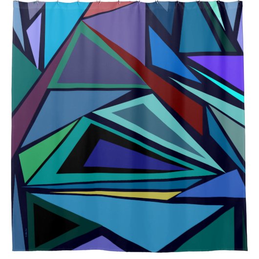 Shards Duschvorhang (Vorderseite)