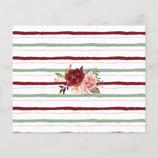 Share Date Idea Marsala Blume Brautparty Game (Rückseite)