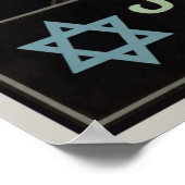 Share - Jüdische Hilfskampagne Vintage Poster (Ecke)