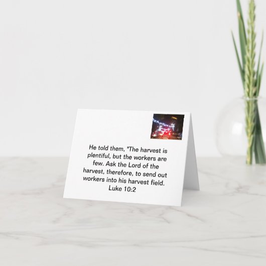 Share the gospel. feiertagskarte (Vorderseite)