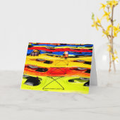 Share the joy! karte (Gelbe Blume)