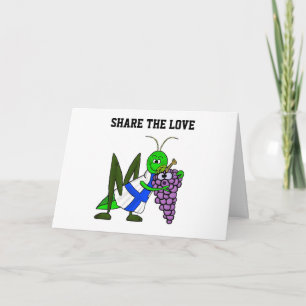 Share the Liebe and Ber St. Urho's Day Card Karte