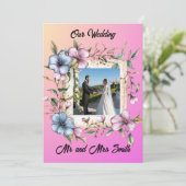 Share your gratitude Invitation Einladung (Stehend Vorderseite)