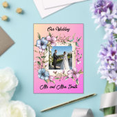 Share your gratitude with this Acrylic Invitation Acryleinladungen (In Situ (Hochzeit))