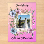 Share your gratitude with this sAcrylic Invitation Acryleinladungen (Vorderseite)