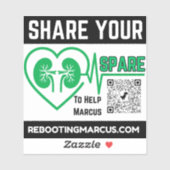 Share Your Spare Sticker (Blatt)