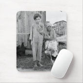 Sharecropper Family with Hound Dog, 1935 Mousepad (Mit Mouse)