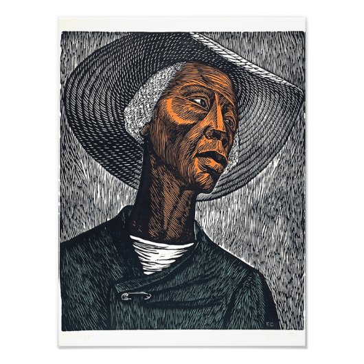 Sharecropper von Elizabeth Catlett Fotodruck (Vorne)
